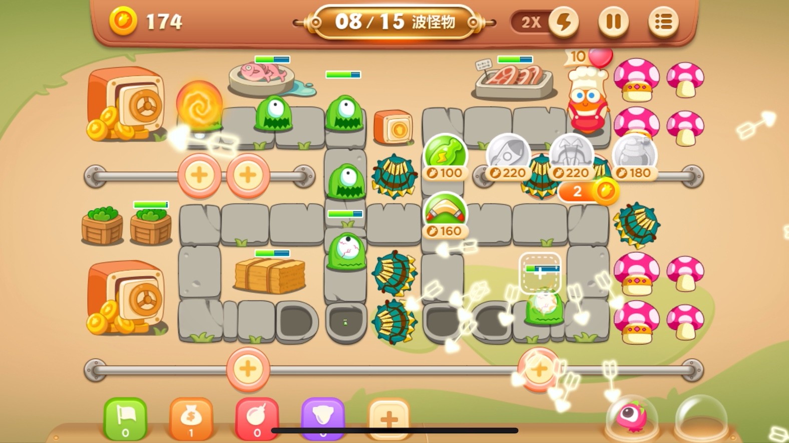 保卫萝卜59关金萝卜怎么拿