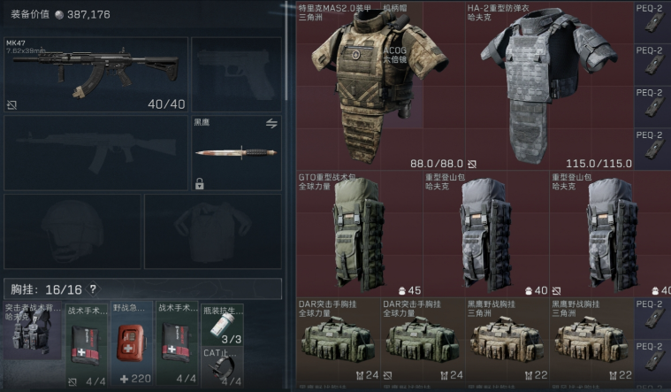 三角洲行动六级套哪个好